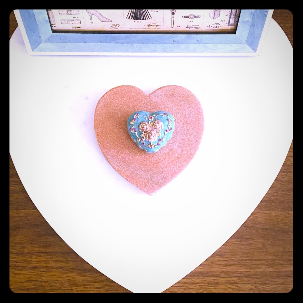 Heart Shaped Trinket Box